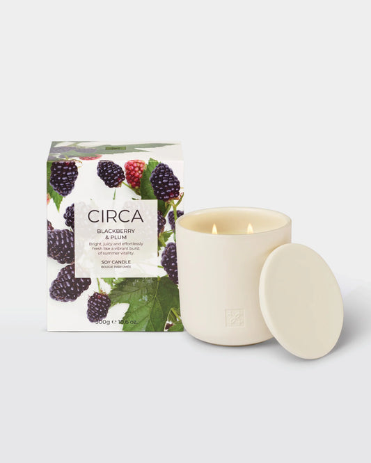 Candle - Blackberry & Plum - 300g - Circa