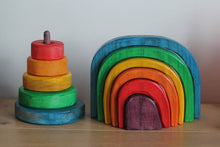 Load image into Gallery viewer, Heirloom Wooden Rainbow

