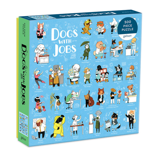 Puzzle - 500 Piece - Dogs with Jobs