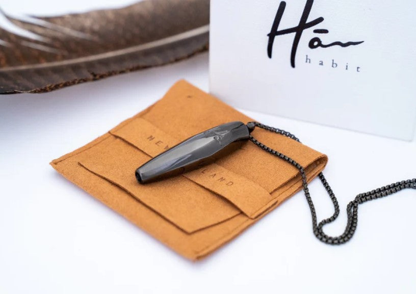 Hā Tool - Anxiety & Stress Relief Necklace - Charcoal