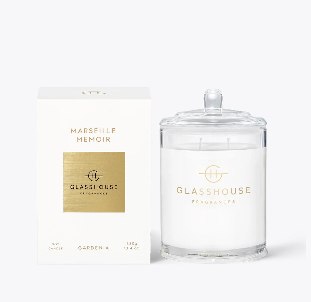 Candle - Marseille Memoir (Gardenia) - 350g - Glasshouse
