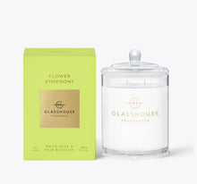 Load image into Gallery viewer, Candle - Flower Symphony (Wild Rose + Pear Blossom) - 380g - Glasshouse
