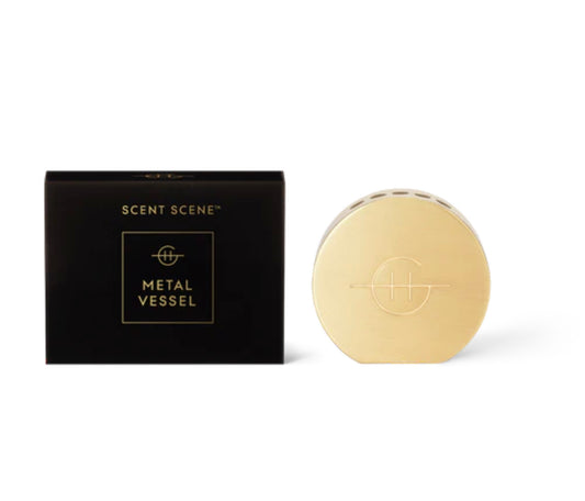 Vessel - Metal - Scent Scene - Gold - Glasshouse