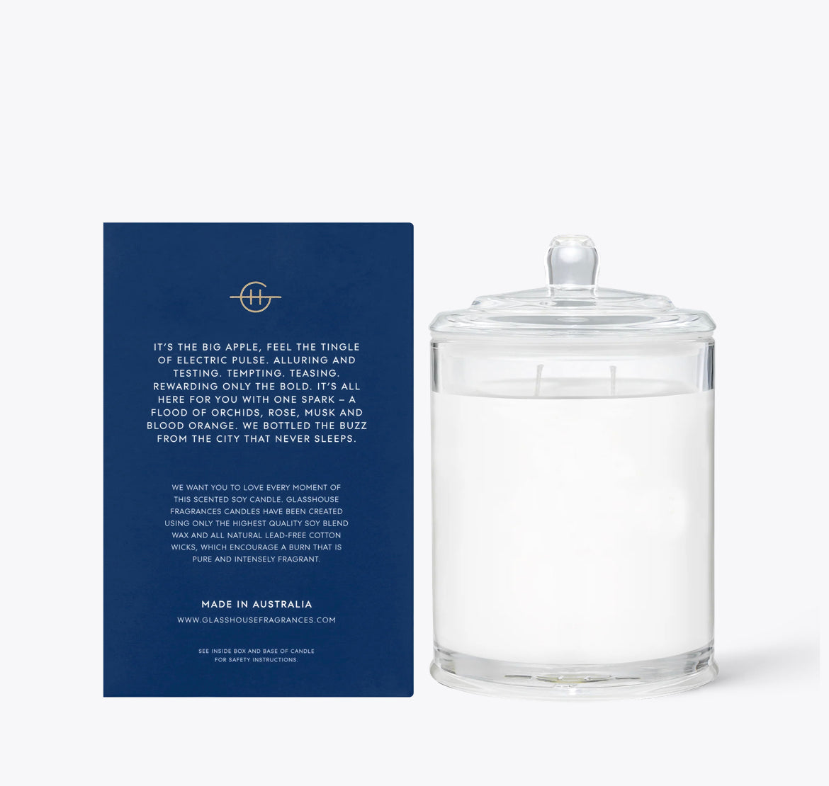 Candle -GH - I'll Take Manhatten Candle (Orchids + Blood Orange) - 380g
