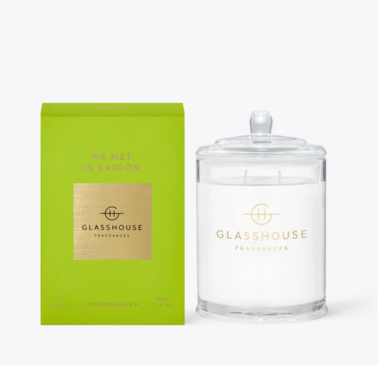 Candle - We Met In Saigon (Lemongrass) - 380g - Glasshouse