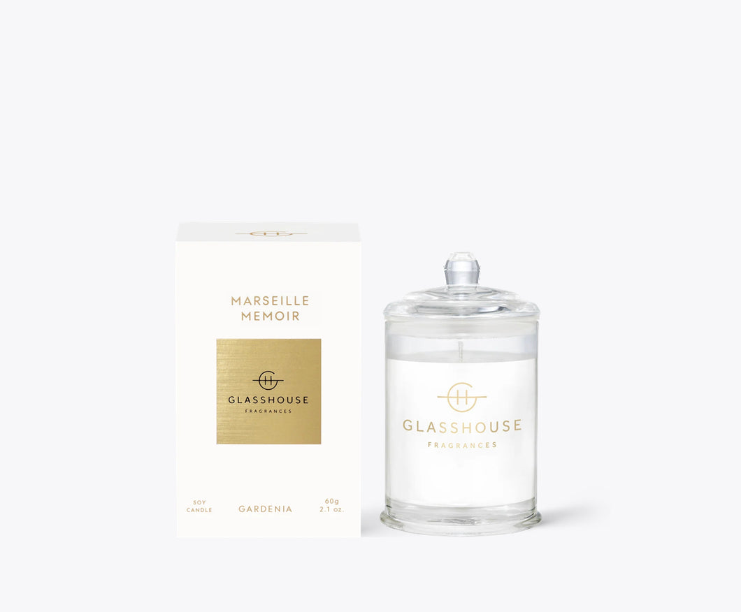 Candle - Marseille Memoir (Gardenia) - 60g - Glasshouse