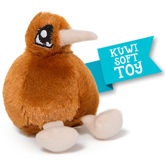 Little Kuwi the Kiwi Plush Soft Toy (8cm tall).