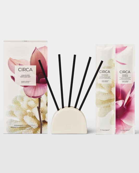 Liquidless Diffuser Duo - Jasmine & Magnolia and Oceanique - Circa