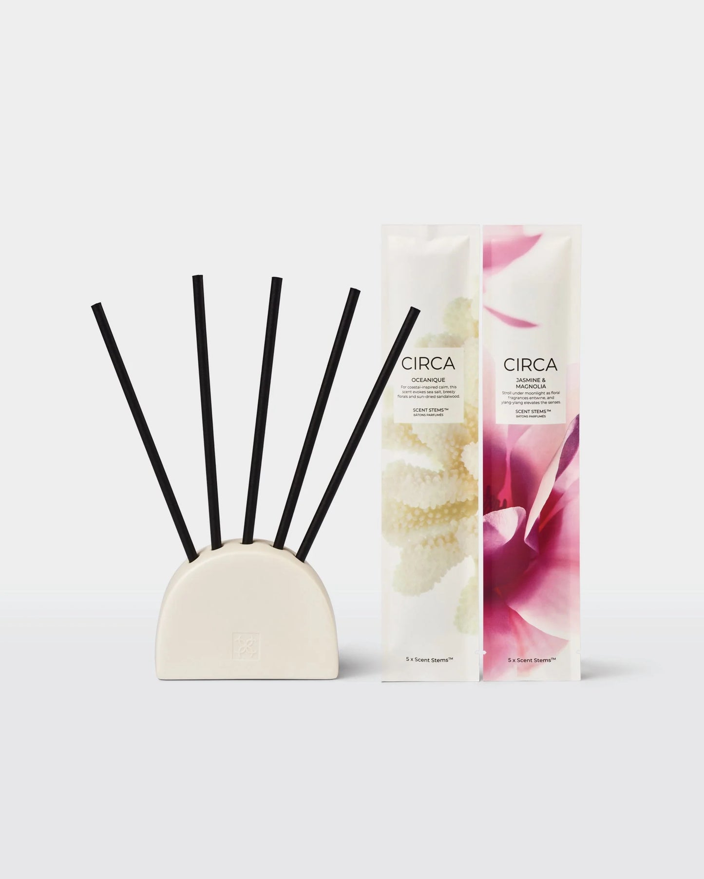 Liquidless Diffuser Duo - Jasmine & Magnolia and Oceanique - Circa
