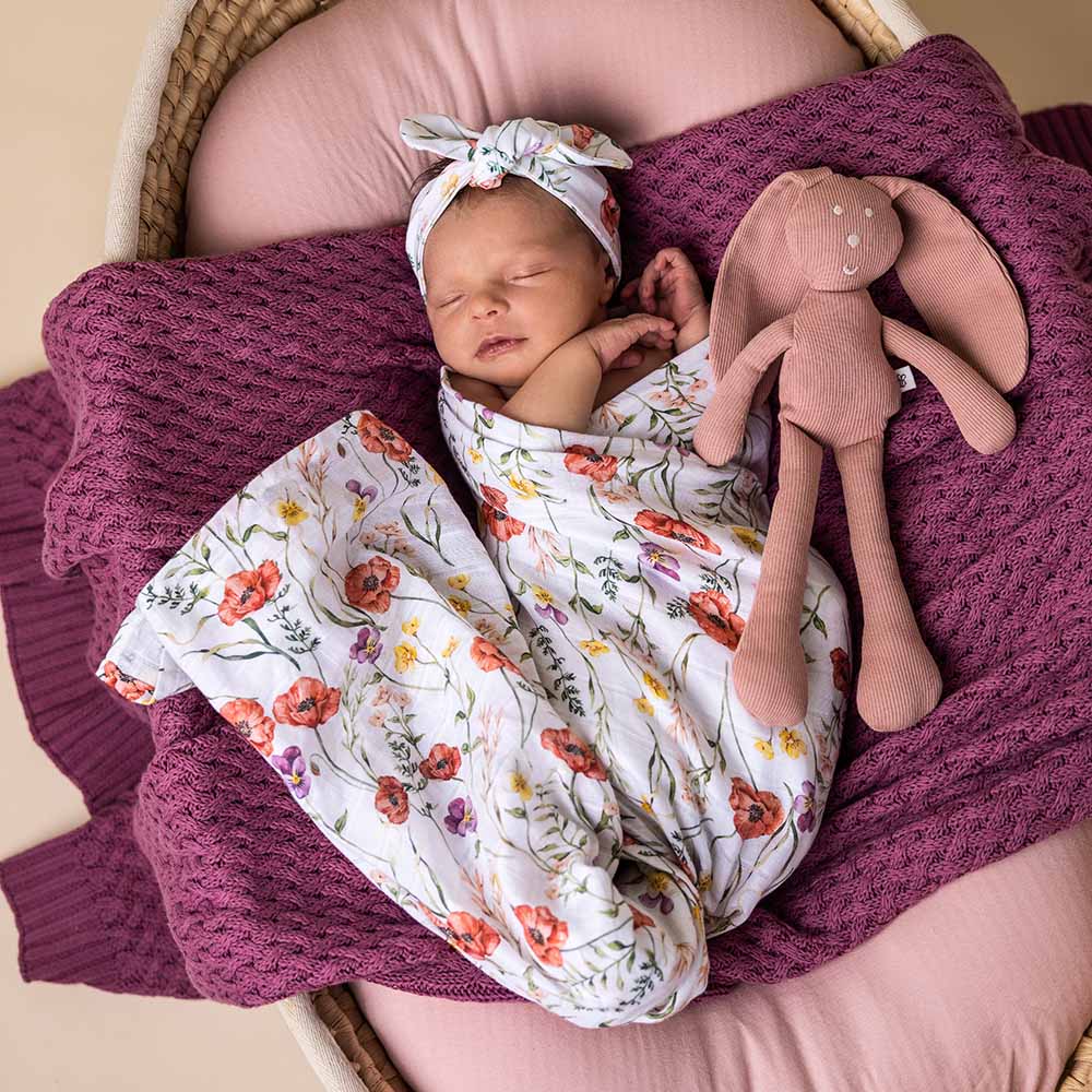 Organic Muslin Wrap - Snuggle Hunny -