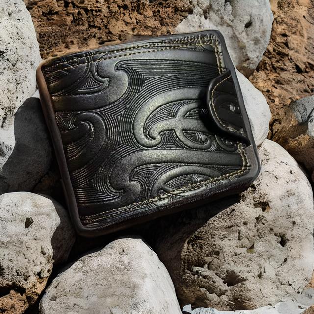 Maori Inspired Wallet - L.Eyes & Co