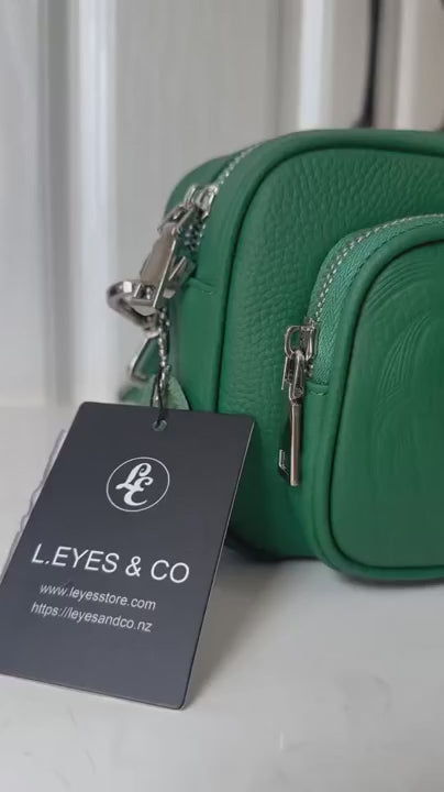 Maori Inspired Compact Shoulder Bag - L.Eyes & Co - Green