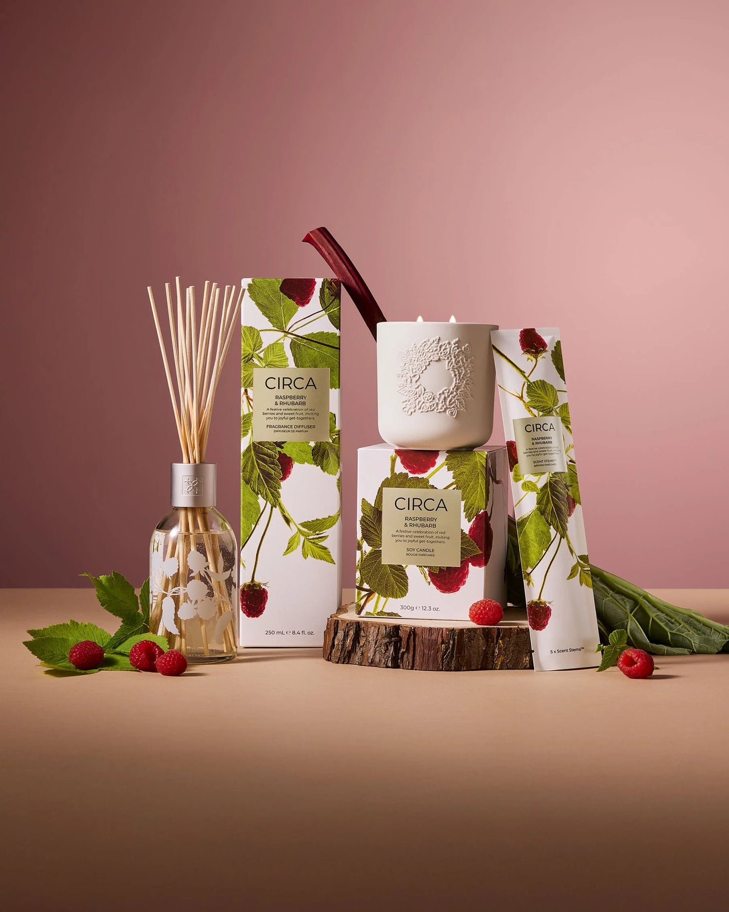 Scent Stems Refills - Raspberry & Rhubarb - Circa