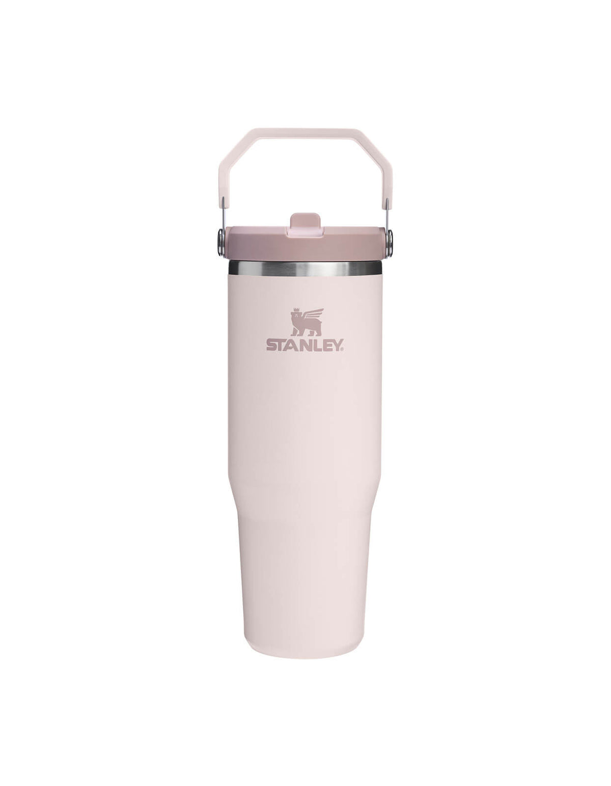 Tumbler - The IceFlow Flip Straw 2.0 - 30oz - Rose Quartz - Stanley