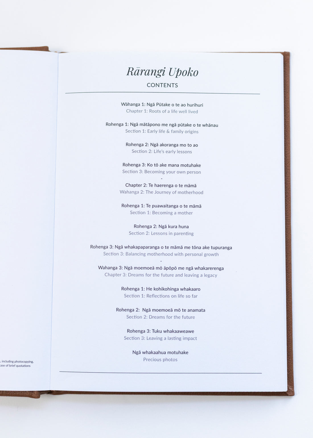 Te ao o Māmā - Mothers life book