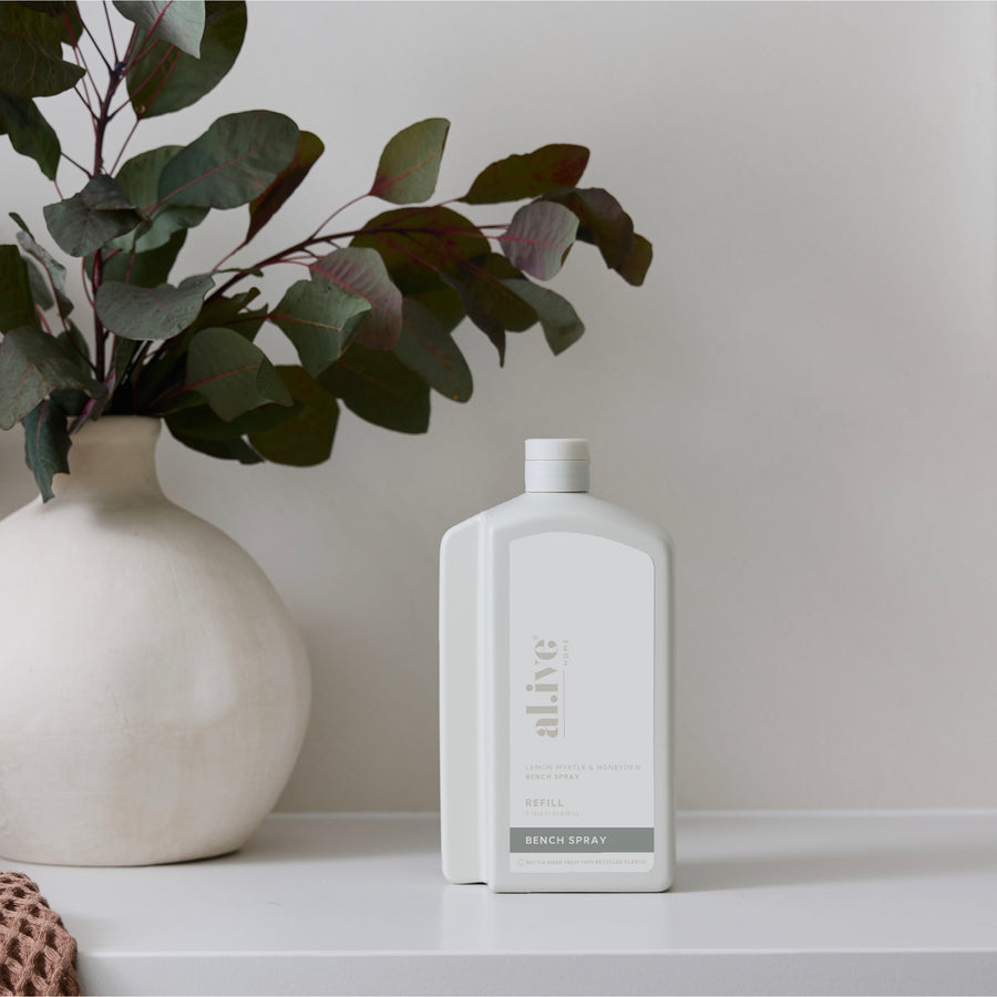 REFILL - Bench Spray 1L - Al.ive - Lemon Myrtle & Honeydew