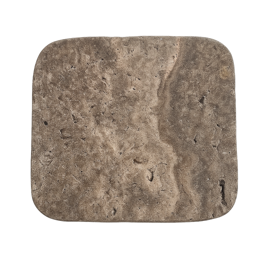 Stone Square Coasters - Travertine