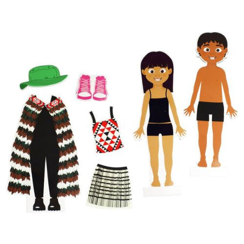 Kākahuria Dress Up Doll - Clothing in Te Reo