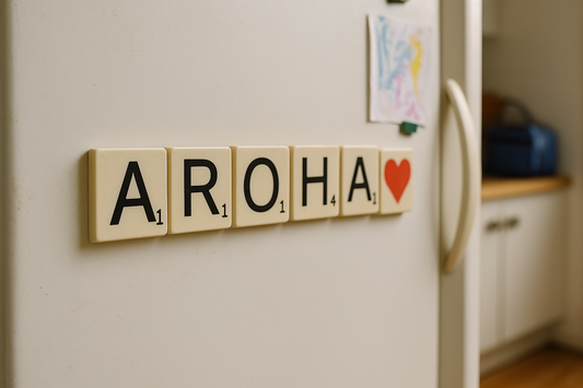 AROHA - Scrabble Tile Magnet Set