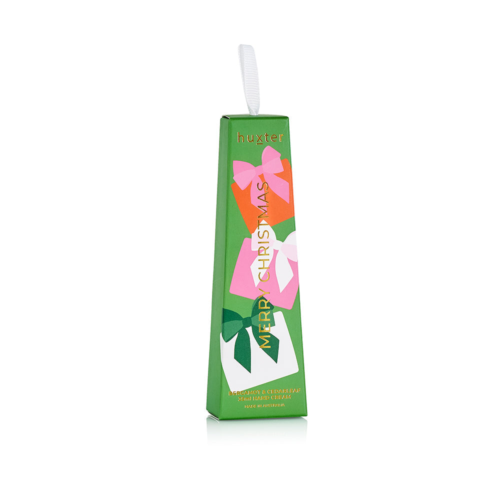Hanging Hand Cream 35ml (Green) – Bergamot & Cedarleaf - Huxter