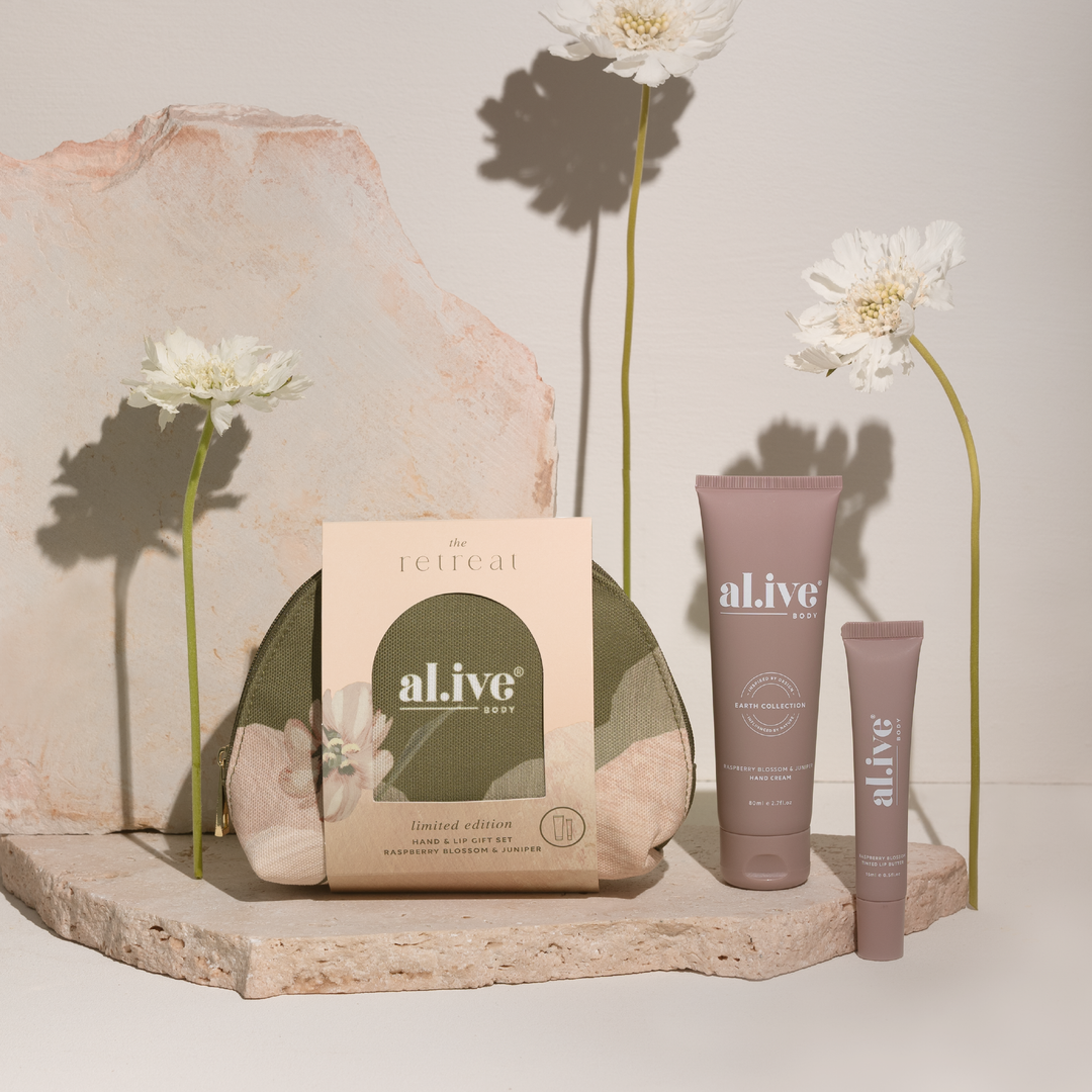 Hand and Lip Set - Al.ive - Raspberry and Juniper