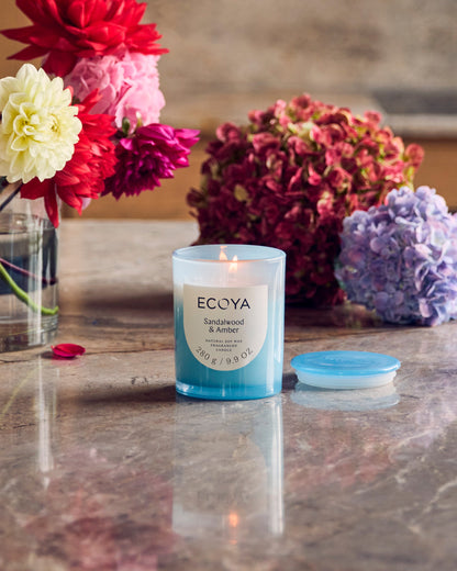Metro Candle - Ecoya - Sandalwood & Amber