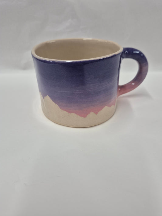 Pottery Mug - Frank & Earnest - #1708 - Mountains/Maunga