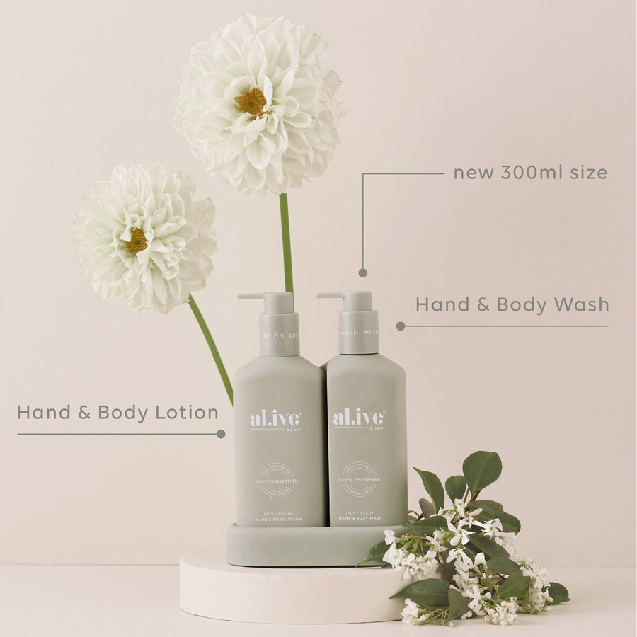 Compact Bathroom Duo - Al.ive - Ivory Bloom
