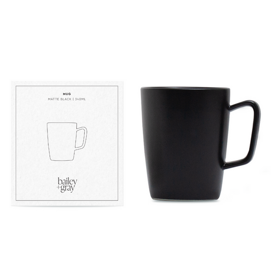 Mug - Matte Black - Bailey + Gray