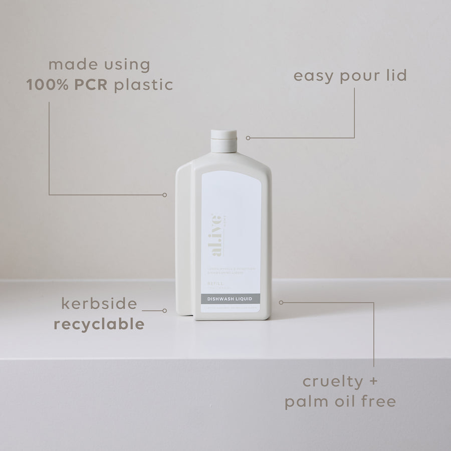 REFILL - Dish Wash - Al.ive - Lemon Myrtle & Honeydew