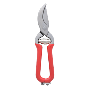 Pruner w/Red Handle Stainless Steel