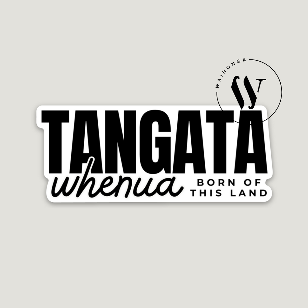 Tangata Whenua Sticker Set of 3 - Waihonga