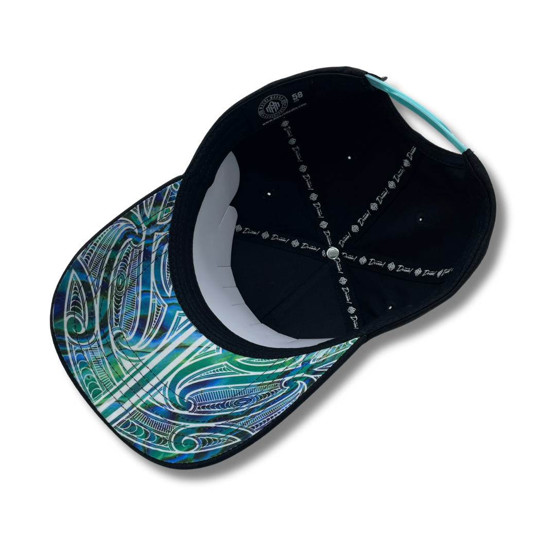 Snapback Cap MMA (Pāua) - Māori Moana Adventures