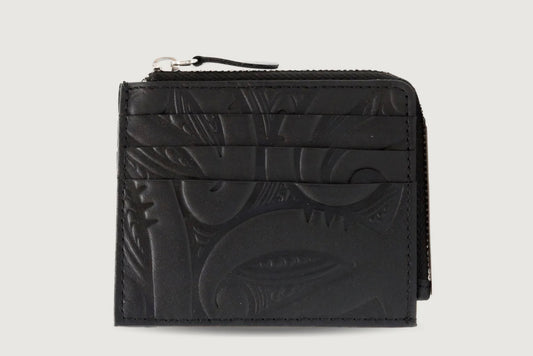 Slimline Card Wallet - Uptown - Miriama Grace-Smith - Black