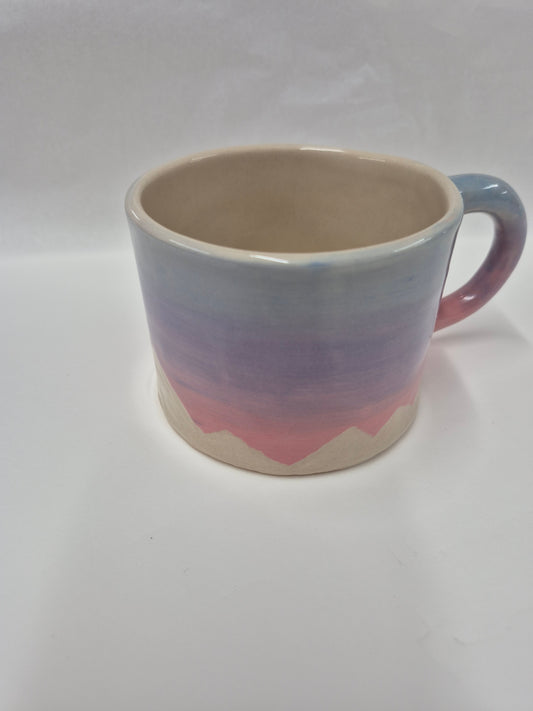 Pottery Mug - Frank & Earnest - #1699 - Mountains/Maunga