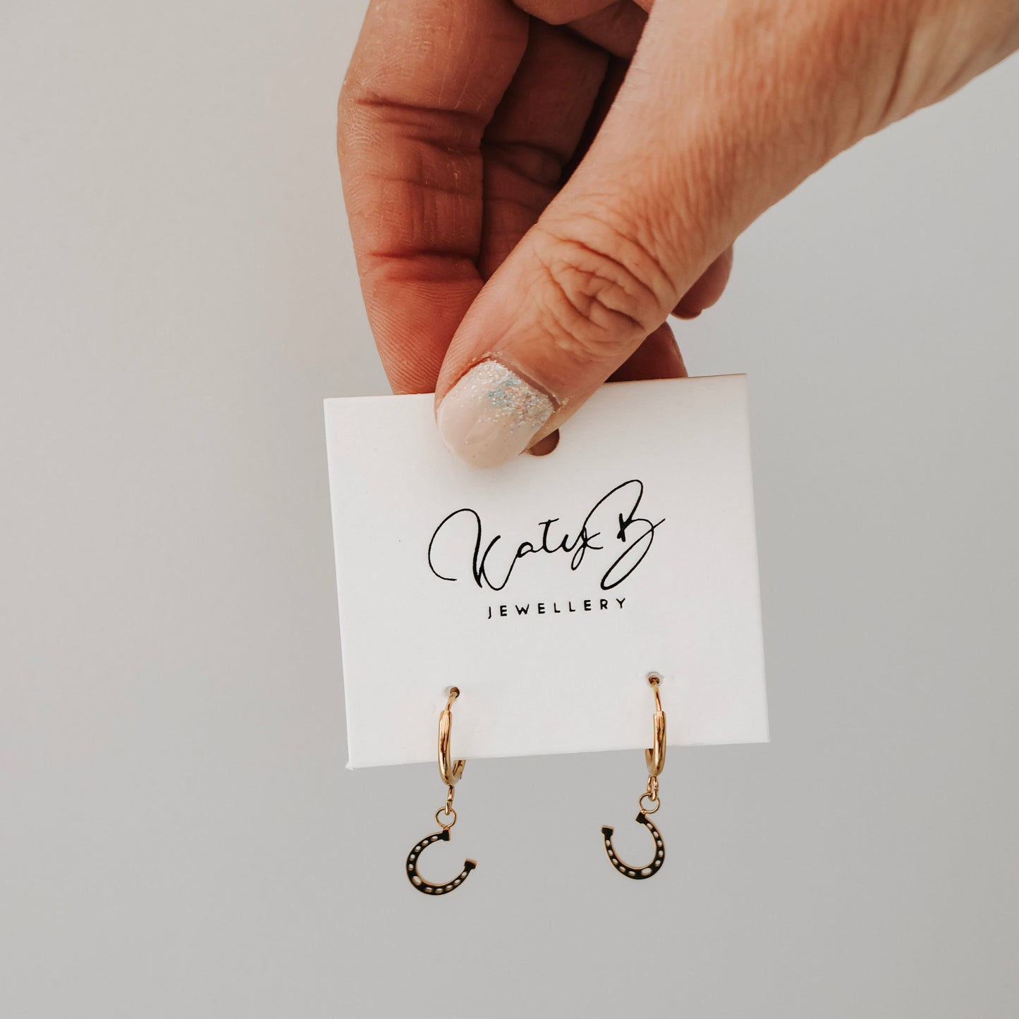 Earrings - Horseshoe Hoops - Katy B