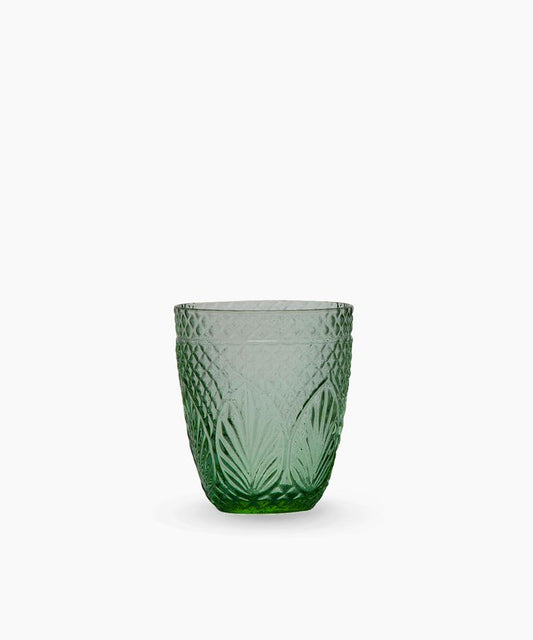 Tumbler - Glass - Vintage - Green