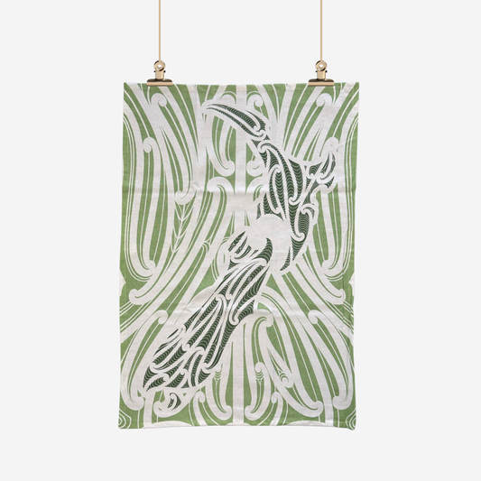 Tea Towel - Aotearoa- Green
