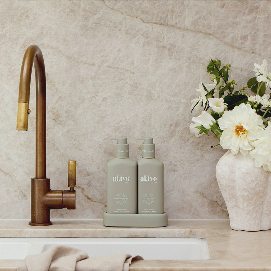 Compact Bathroom Duo - Al.ive - Ivory Bloom