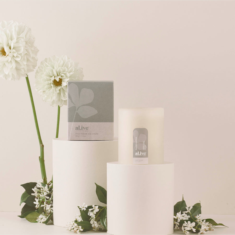 Candle - Al.ive - Ivory Bloom