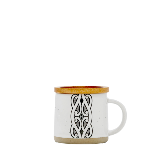 Mug - Espresso (Mini) - Glazed Ceramic - Miriama Grace-Smith - White
