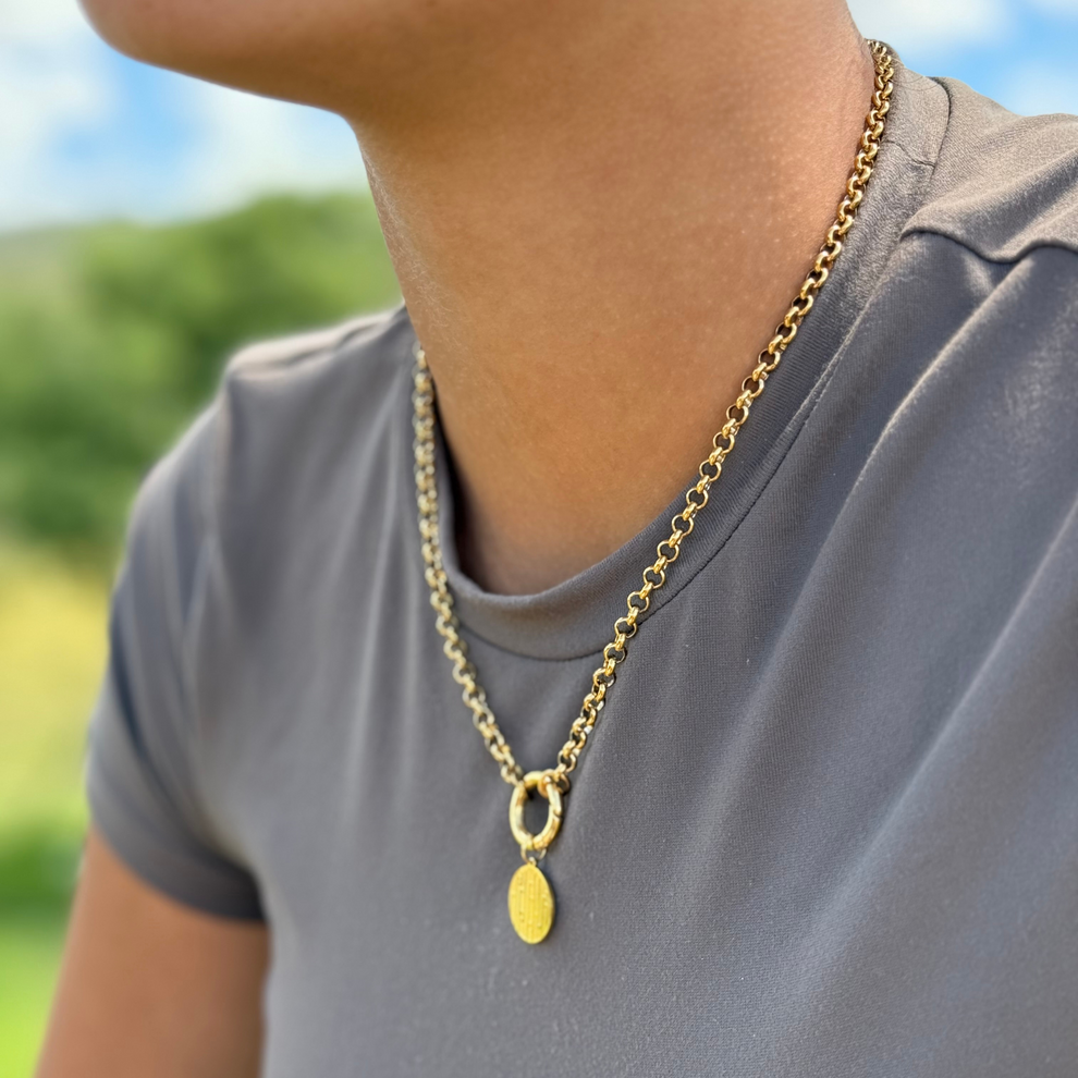 Rangimārie Charm Necklace - Gold - Waihonga (55cm)