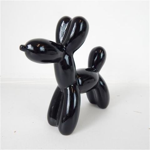 Dog - Resin - Black