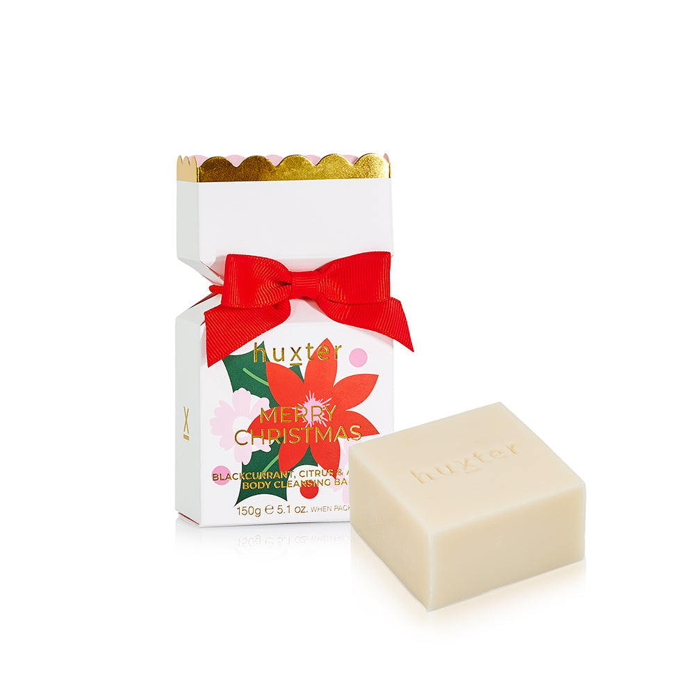 Body
Cleansing Bar
Bon Bon -
White - Xmas
Flowers
Collection - 1 x
150gm Soap -
Blackcurrant,
Citrus & Amber - Huxter