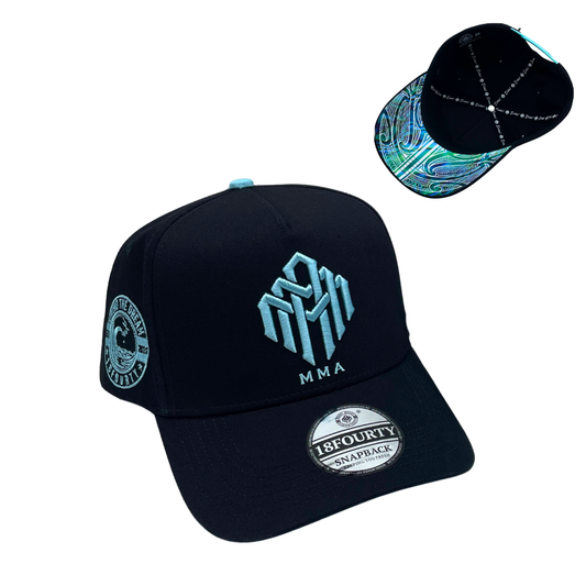 Snapback Cap MMA (Pāua) - Māori Moana Adventures