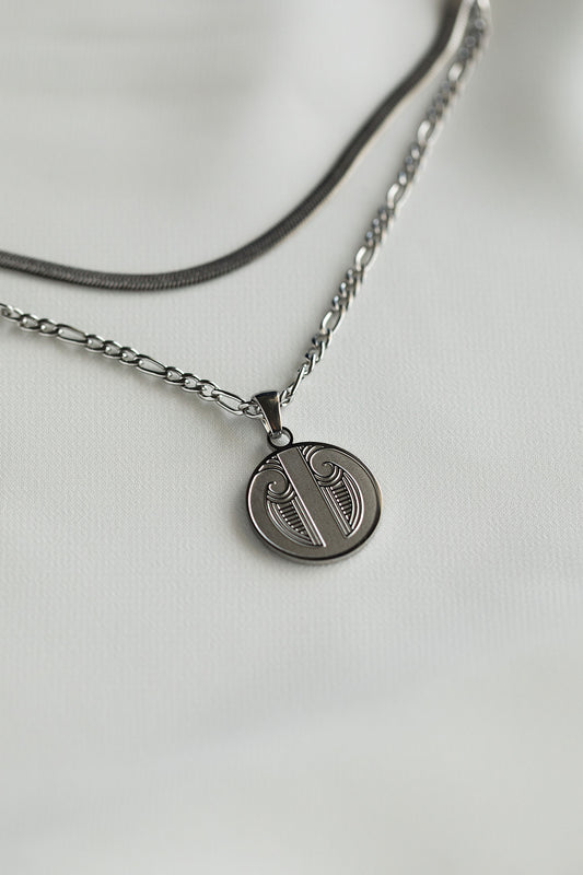 Wahine Toa - Double Chain Necklace - Haerenga - Silver