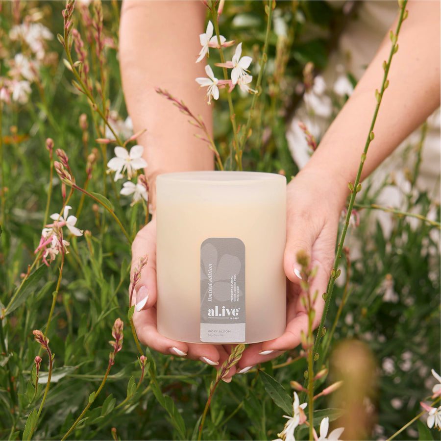 Candle - Al.ive - Ivory Bloom