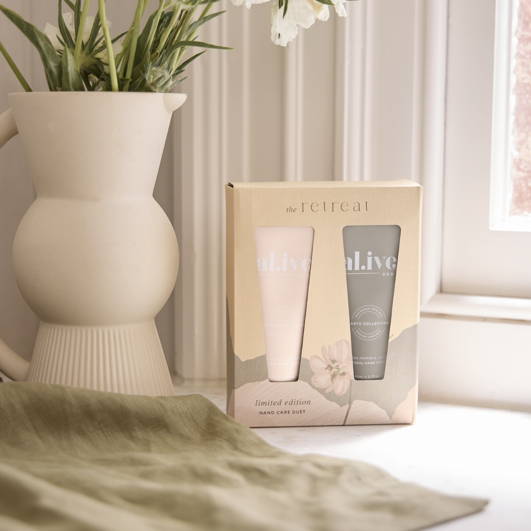 Gift Set - Hand Duo - Al.ive - Applewood & Goji Berry + Green Pepper & Lotus