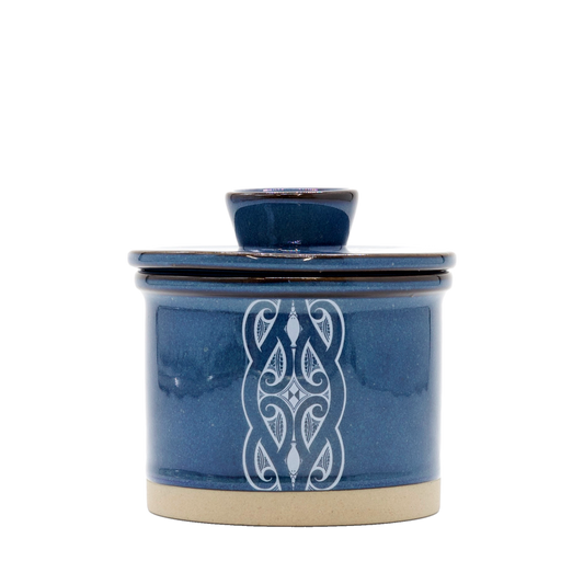 Butter Bell - Glazed Ceramic - Miriama Grace-Smith - Blue