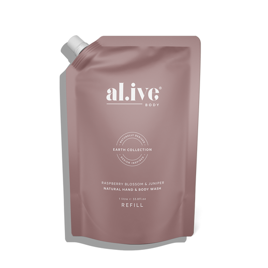 Hand and Body Wash REFILL- Al.ive - Raspberry Blossom and Juniper